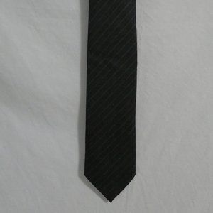 Striped Charcoal Necktie